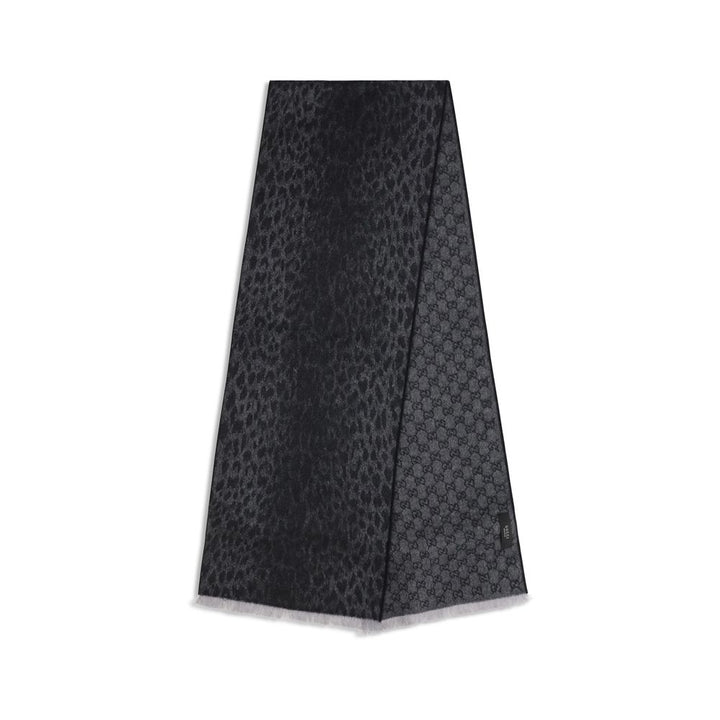 Gucci Gray Wool Oves Aries Scarf