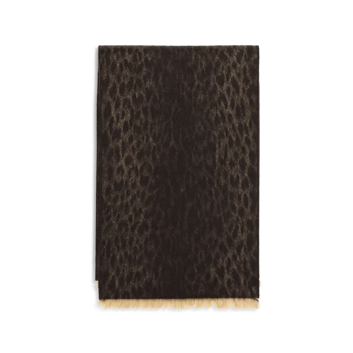 Gucci Brown Wool Oves Aries Scarf