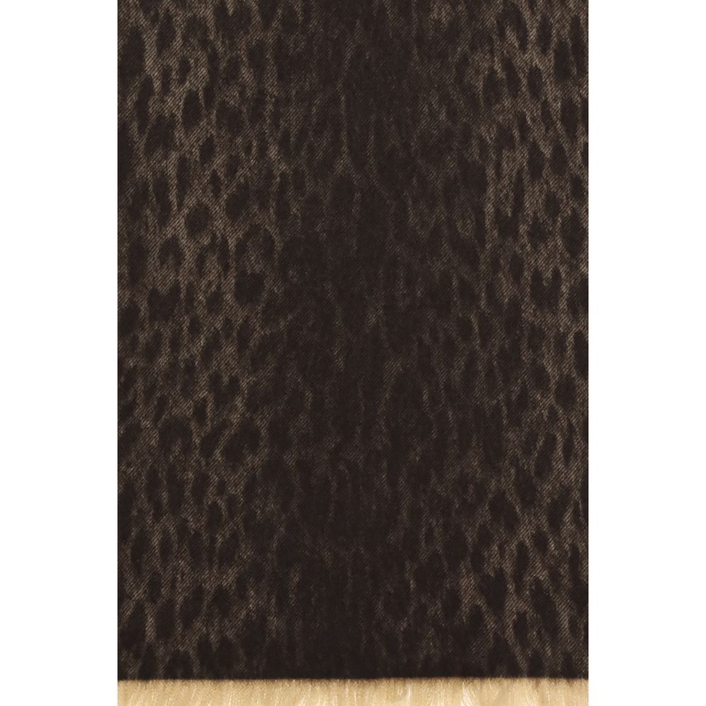 Gucci Brown Wool Oves Aries Scarf