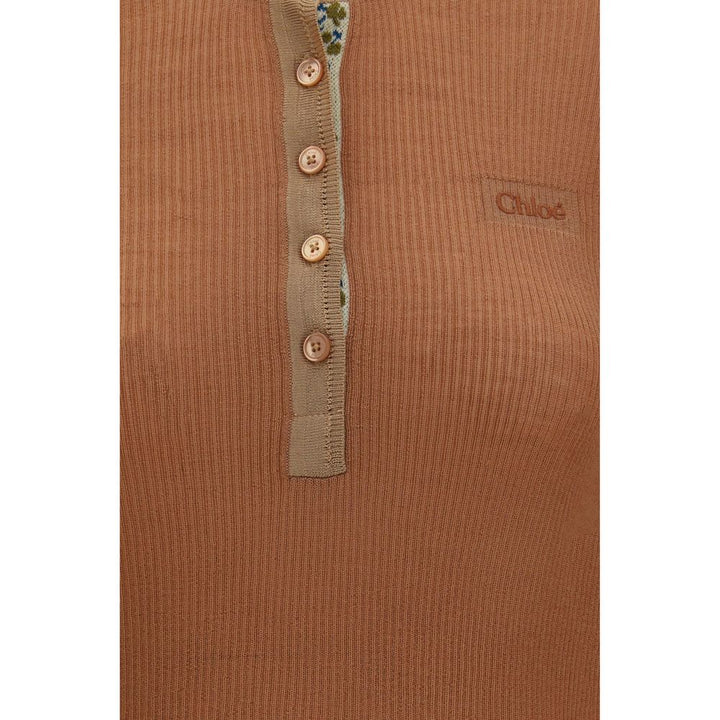 Chloé Beige Wool Oves Aries Shirt