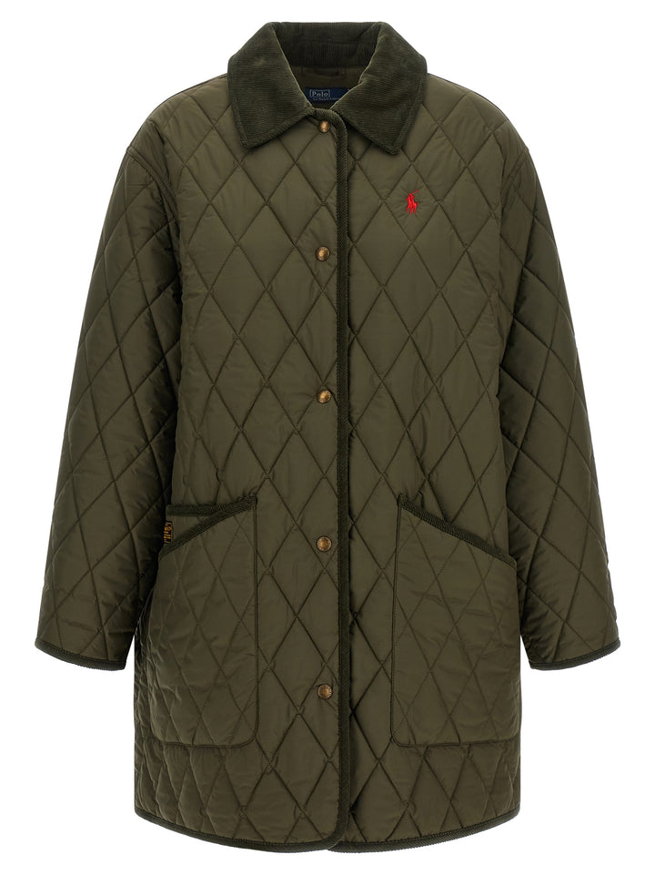 Polo Ralph Lauren Bicolor Polyester Full-Length Jacket