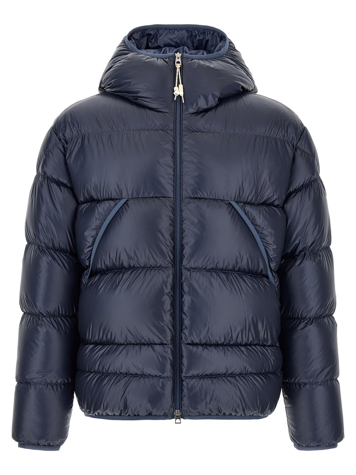 Moncler Blue Polyamide Full-Length Jacket