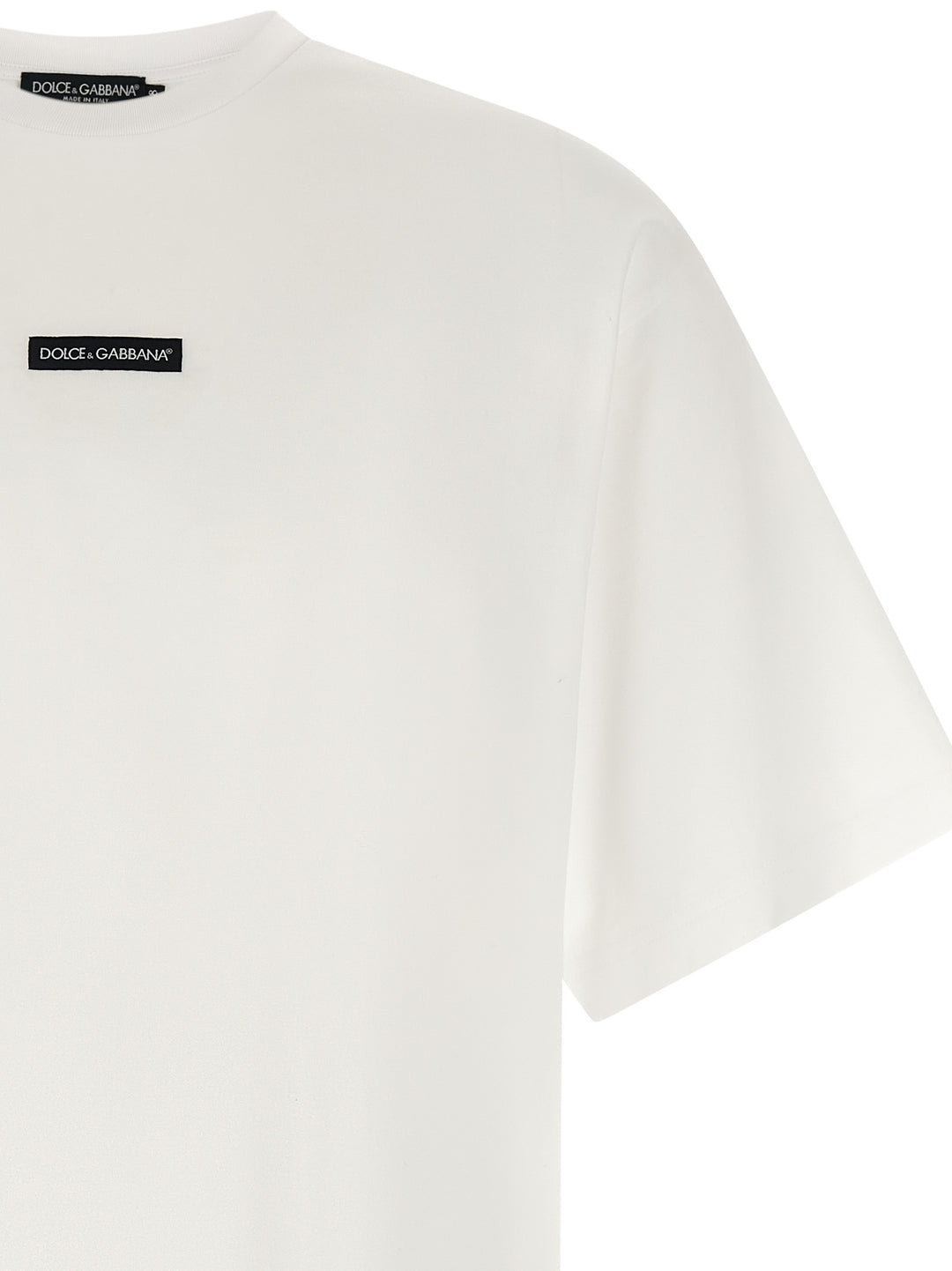 Dolce & Gabbana White Cotton T-Shirt