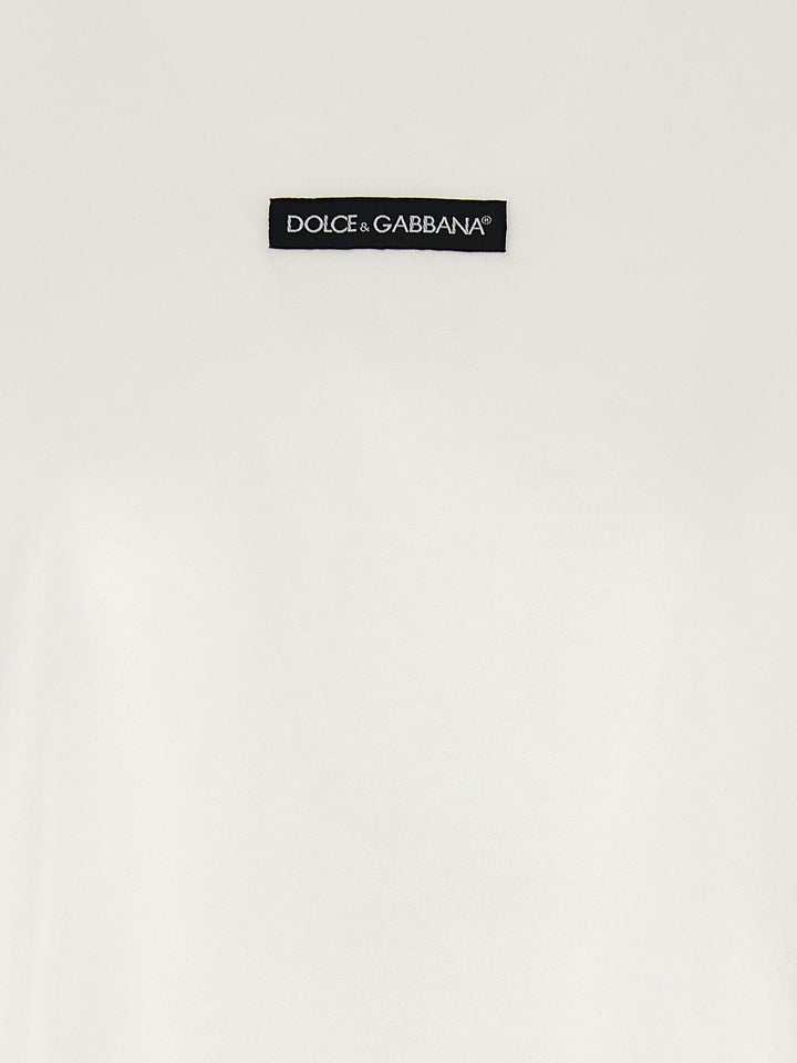 Dolce & Gabbana White Cotton T-Shirt
