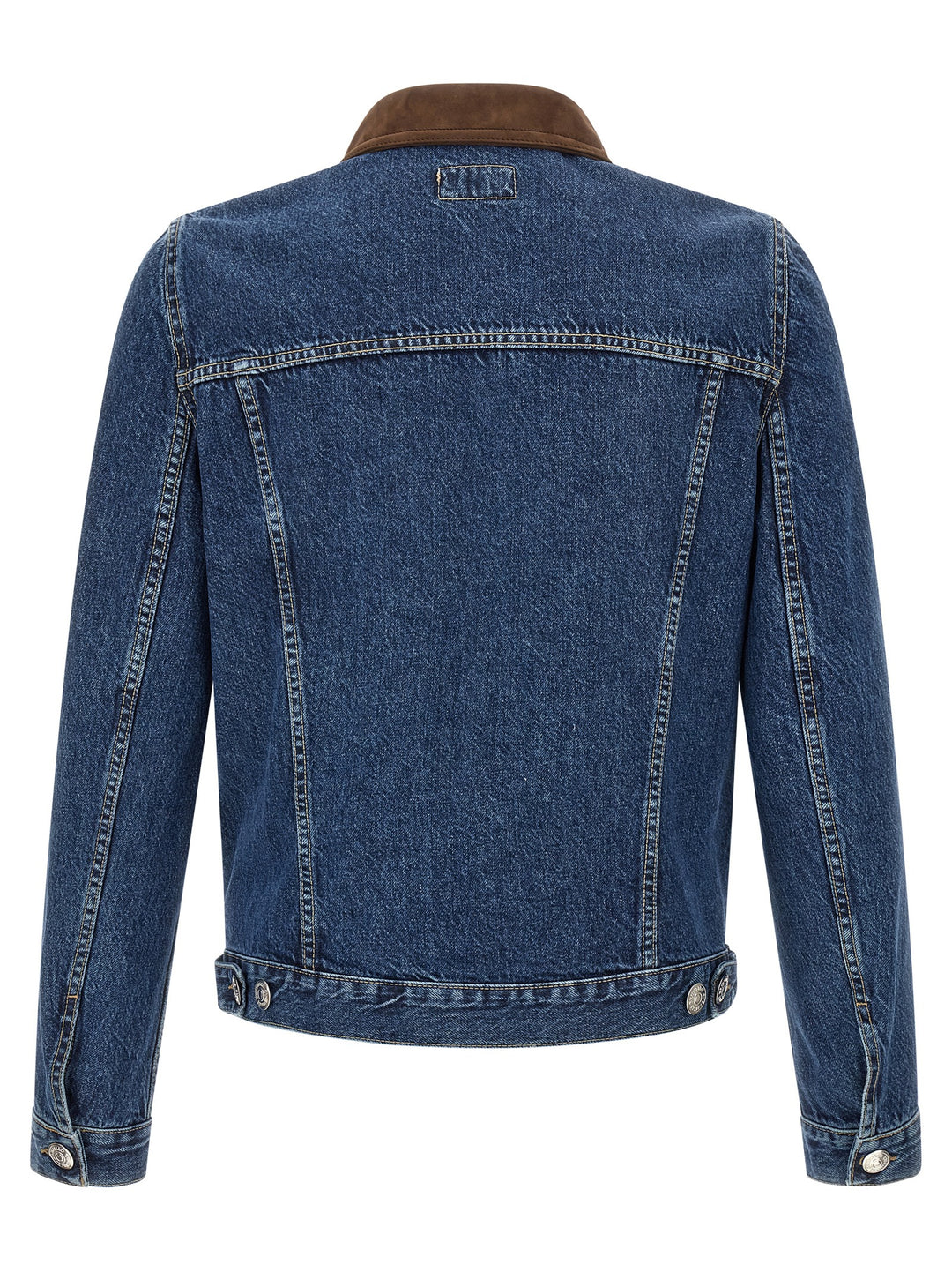 Brunello Cucinelli Blue Cotton Denim Jacket