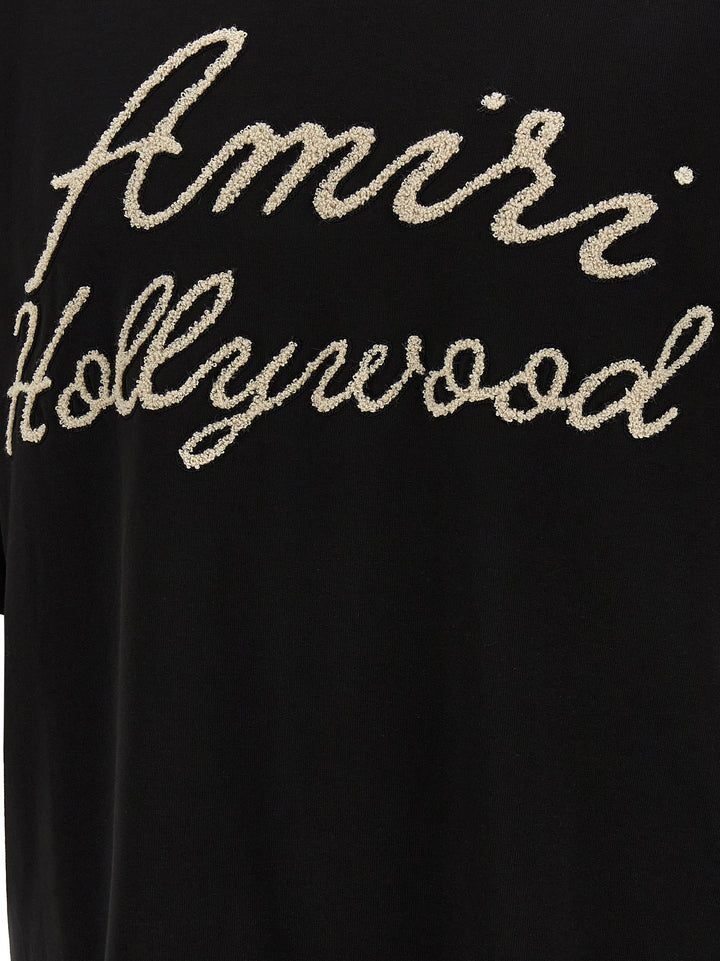 Amiri Black Cotton T-Shirt