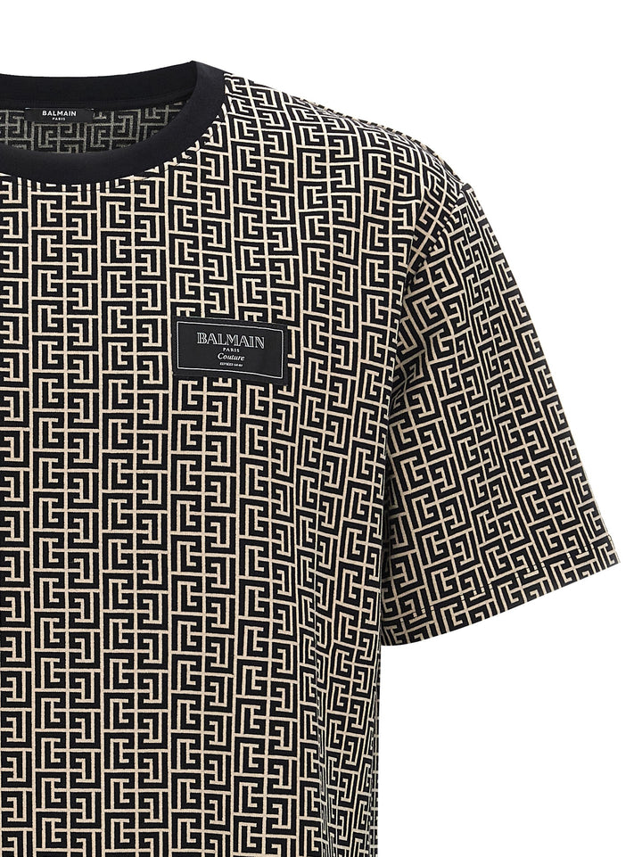 Balmain Bicolor Cotton T-Shirt