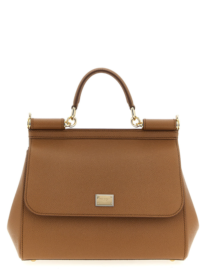 Dolce & Gabbana Brown Calfskin Handbag