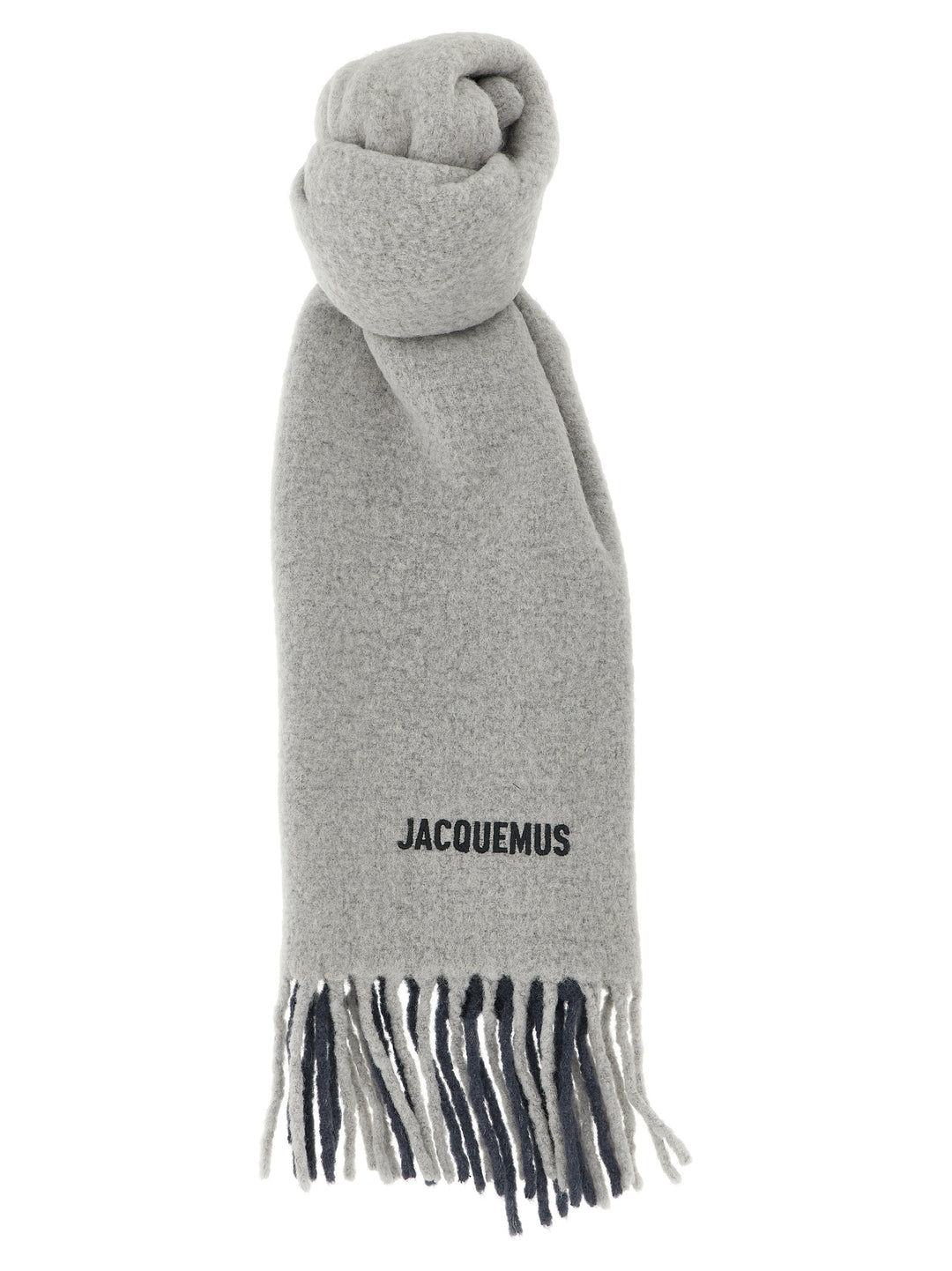 Jacquemus Gray Wool Scarf
