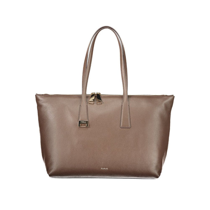 Furla Brown Leather Women's Bag