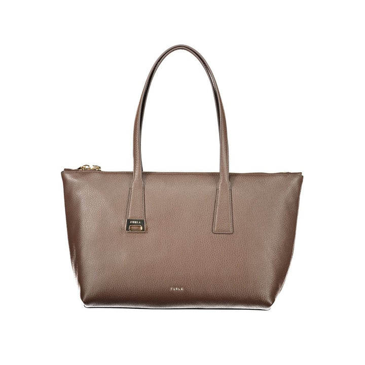 Furla Brown Leather Womens Bag