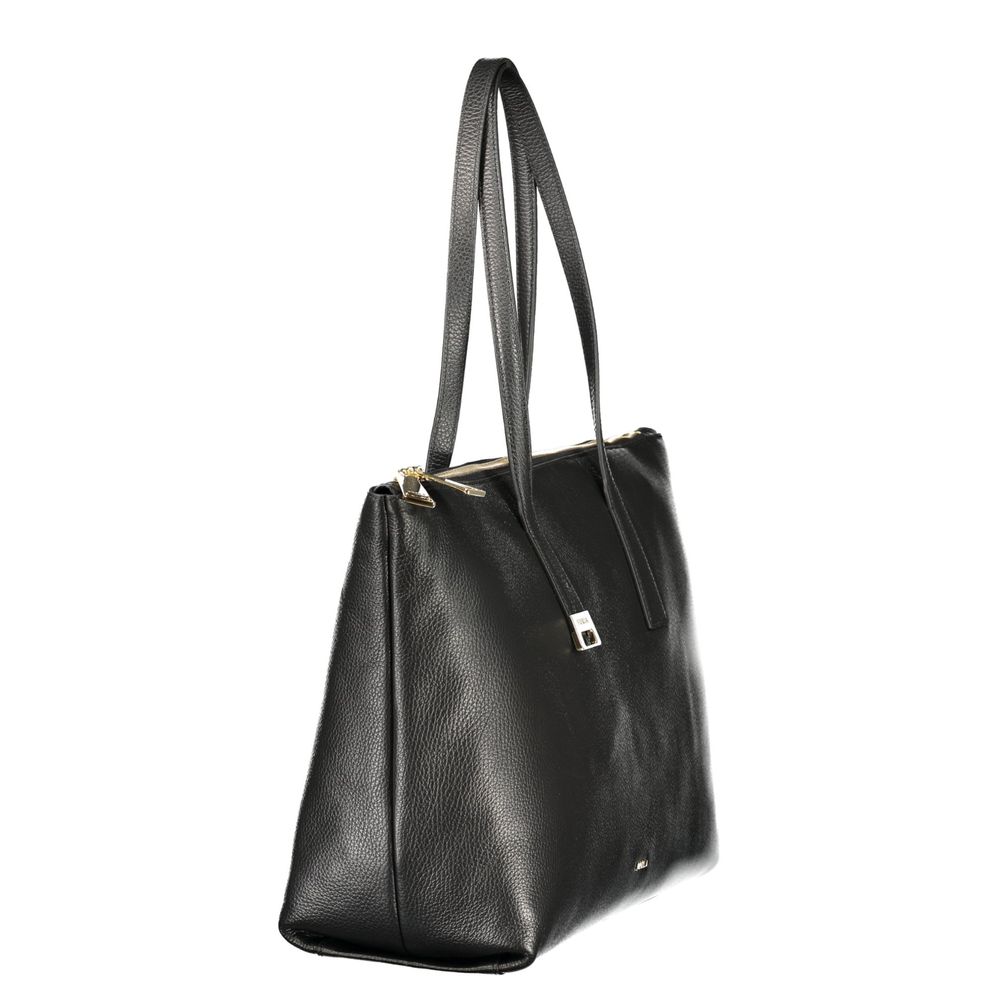 Furla Black Leather Women's Bag