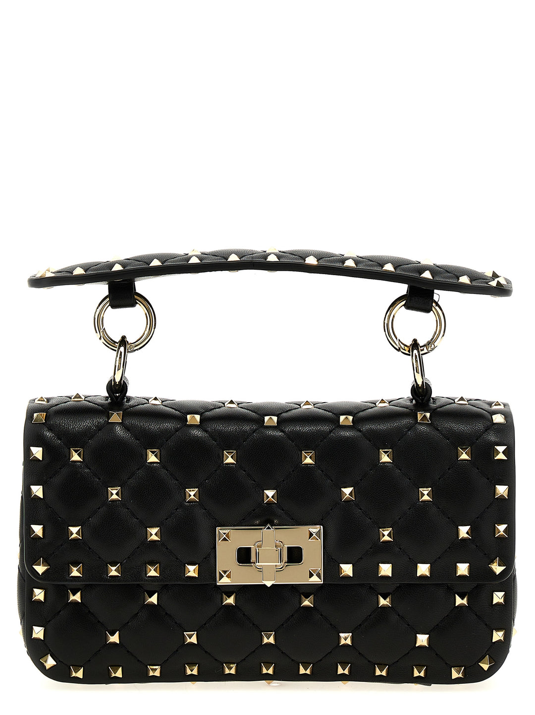 Valentino Garavani Black Lamb Leather Handbag