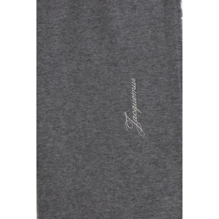 Jacquemus Gray Wool Oves Aries Scarf