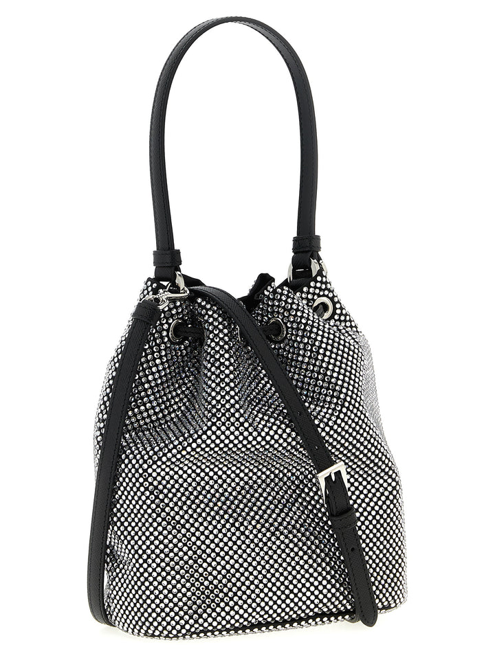 Prada Gray Viscose Handbag