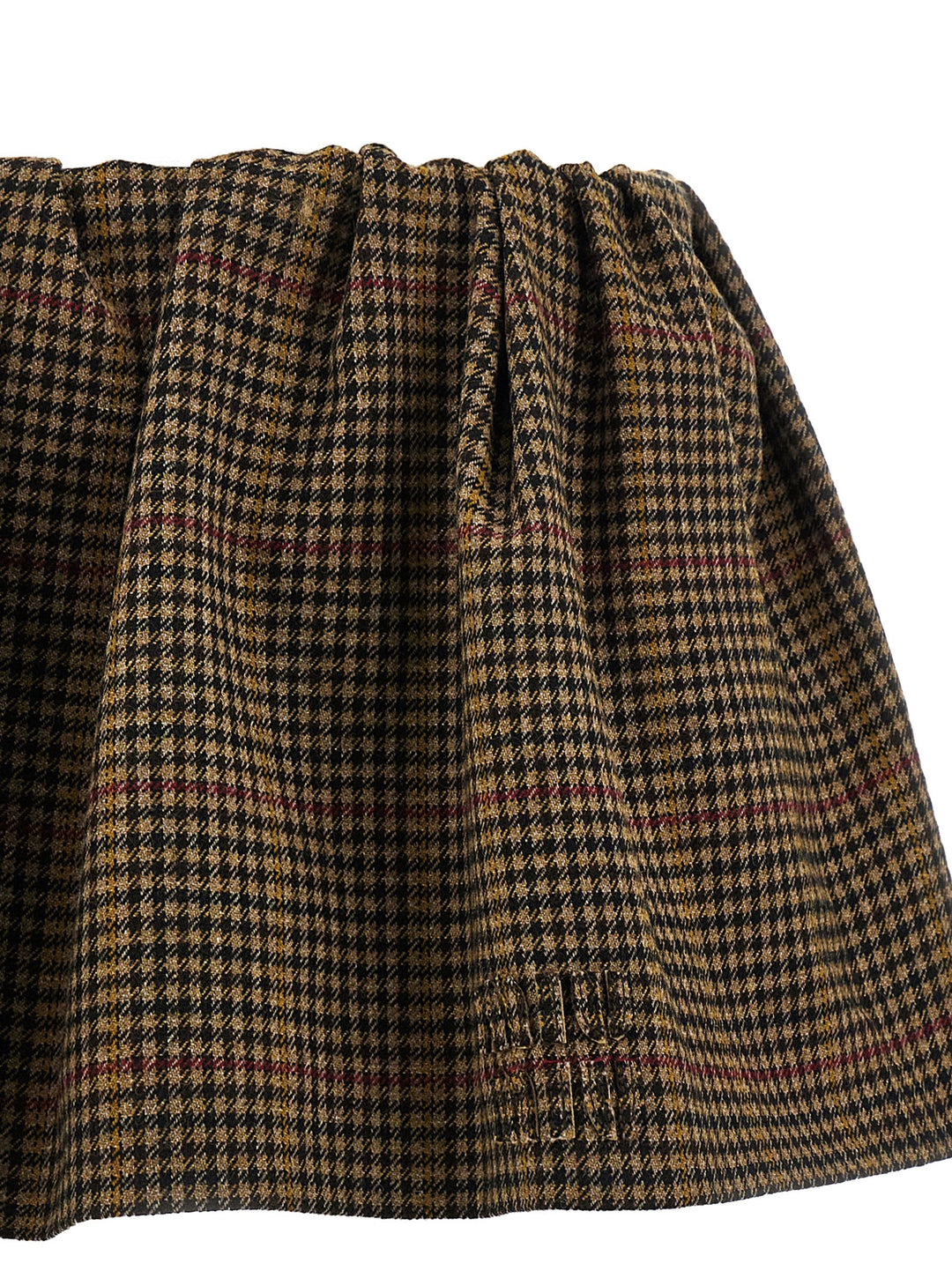 Miu Miu Brown Virgin Wool Long Skirt