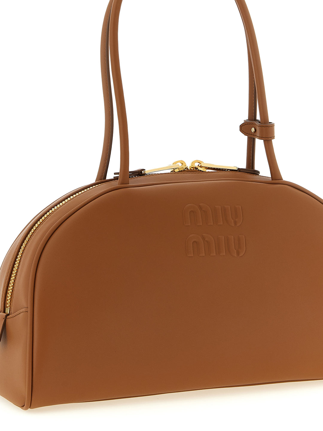 Miu Miu Brown Calfskin Shoulder Bag