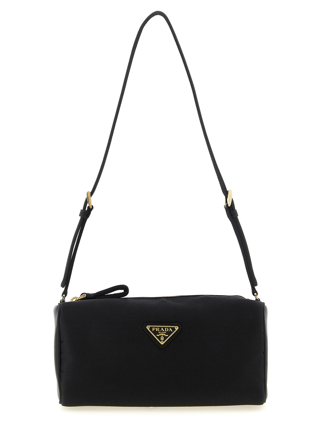 Prada Black Viscose Shoulder Bag