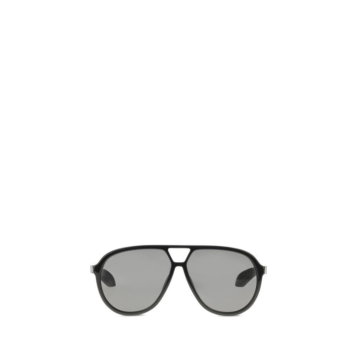 Alexander McQueen Black Acetate Sunglasses