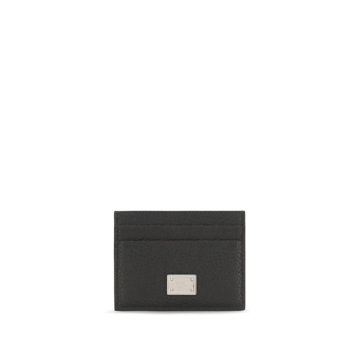 Dolce & Gabbana Black Calf Leather Bos Taurus Wallet