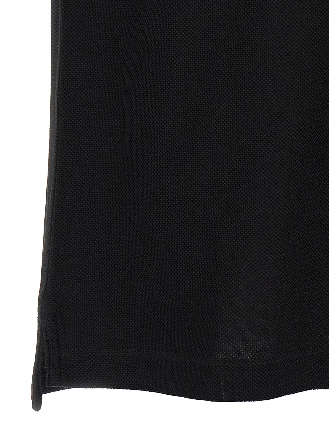Burberry Black Cotton Polo Shirt