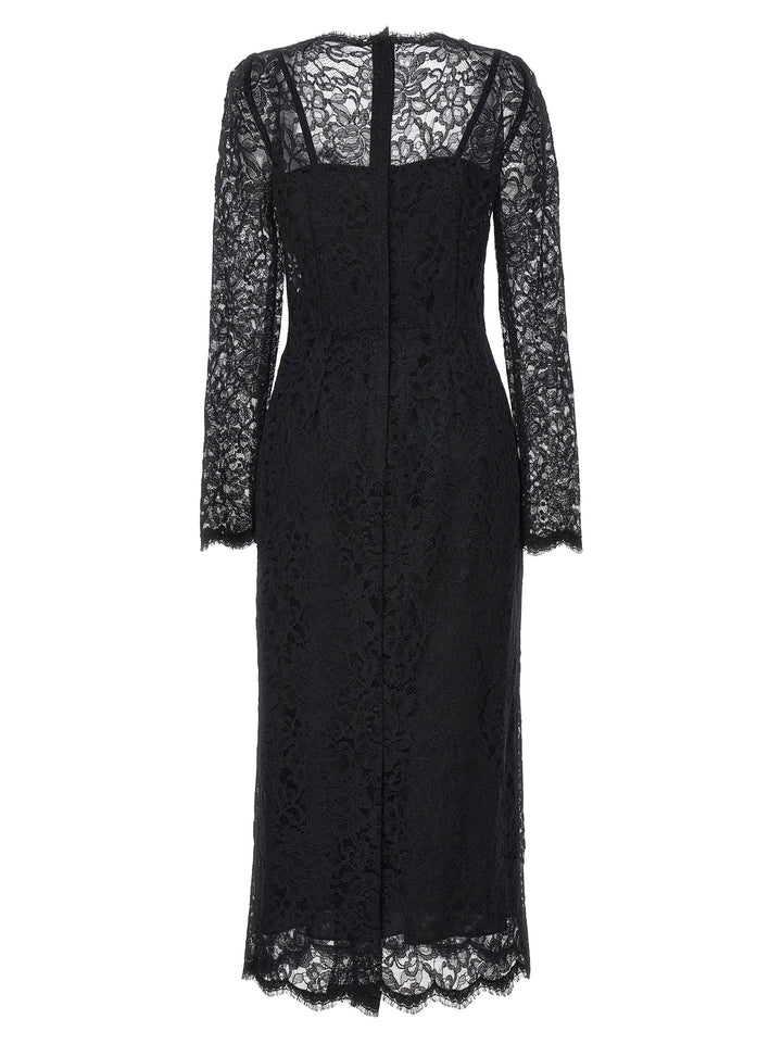 Dolce & Gabbana Black Polyamide Casual Dress