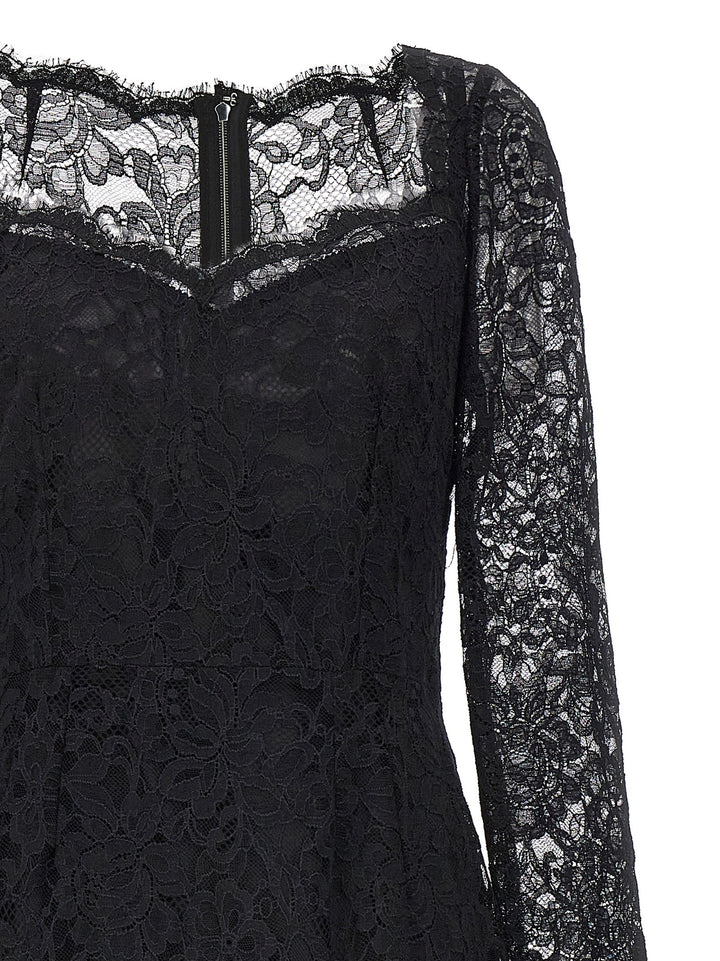 Dolce & Gabbana Black Polyamide Casual Dress