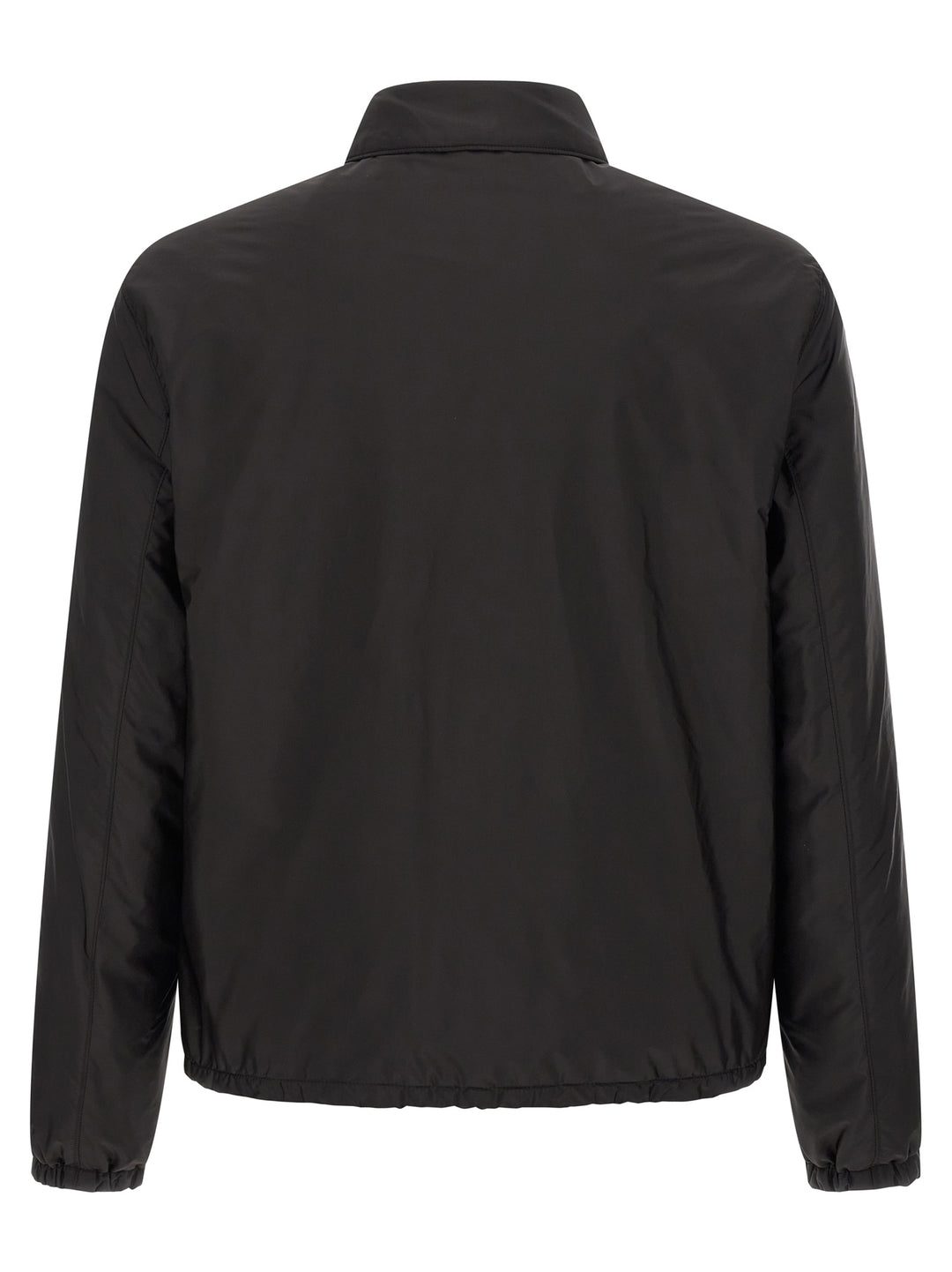 Prada Black Recycled Polyamide Full-Length Jacket