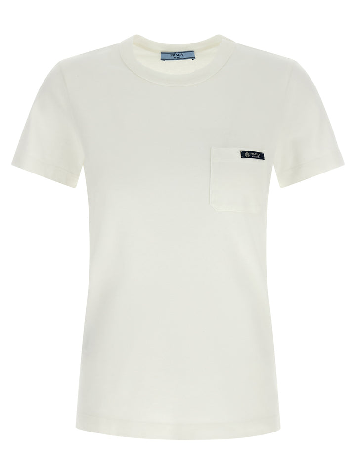 Prada White Cotton T-Shirt