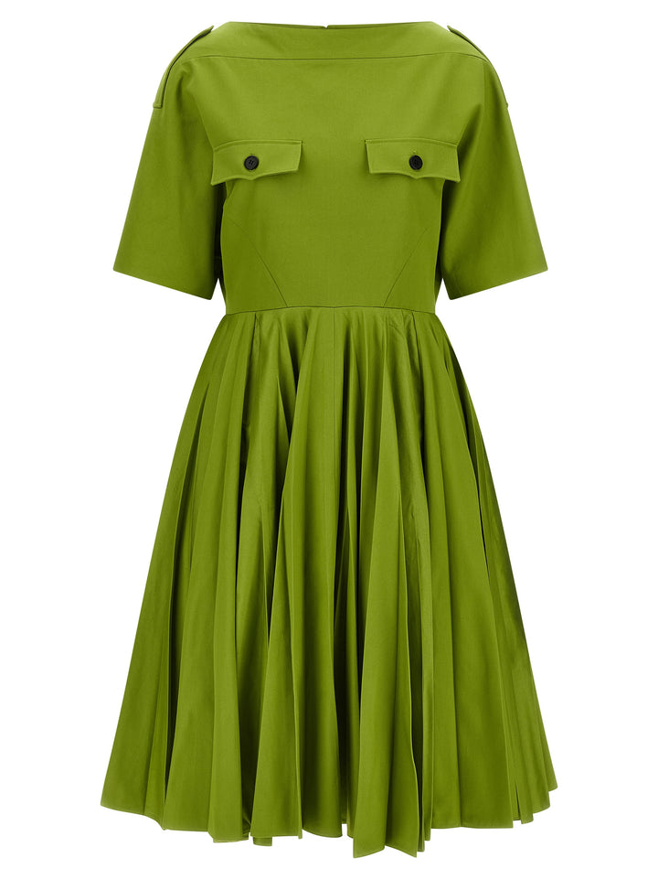 Prada Bicolor Cotton Casual Dress