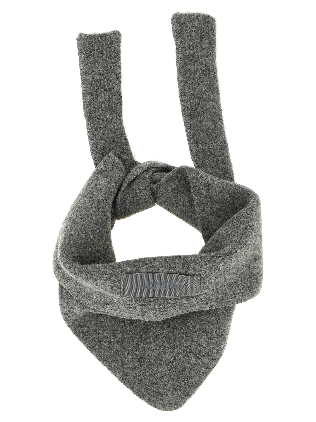 Jacquemus Gray Wool Scarf