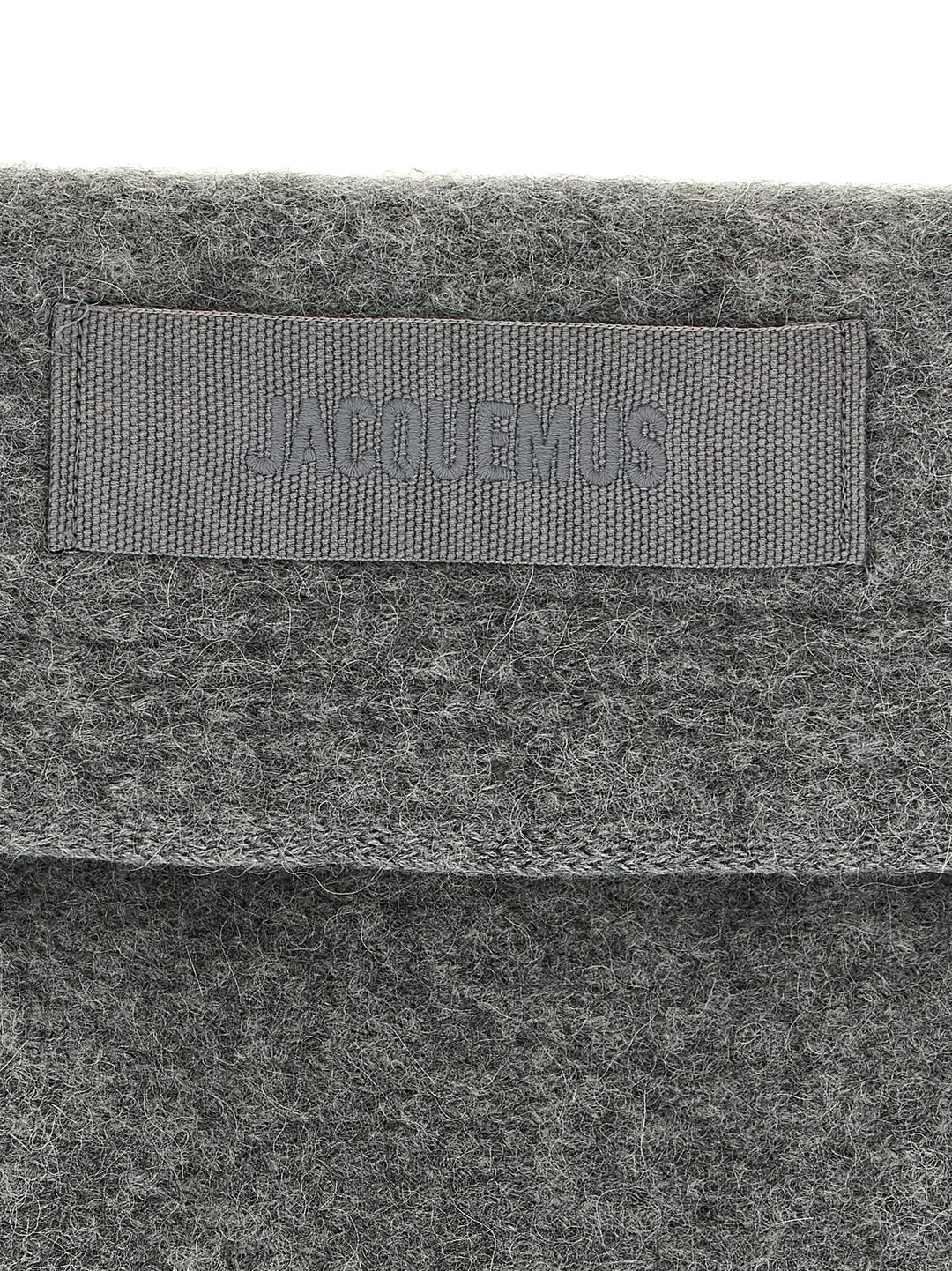 Jacquemus Gray Wool Scarf