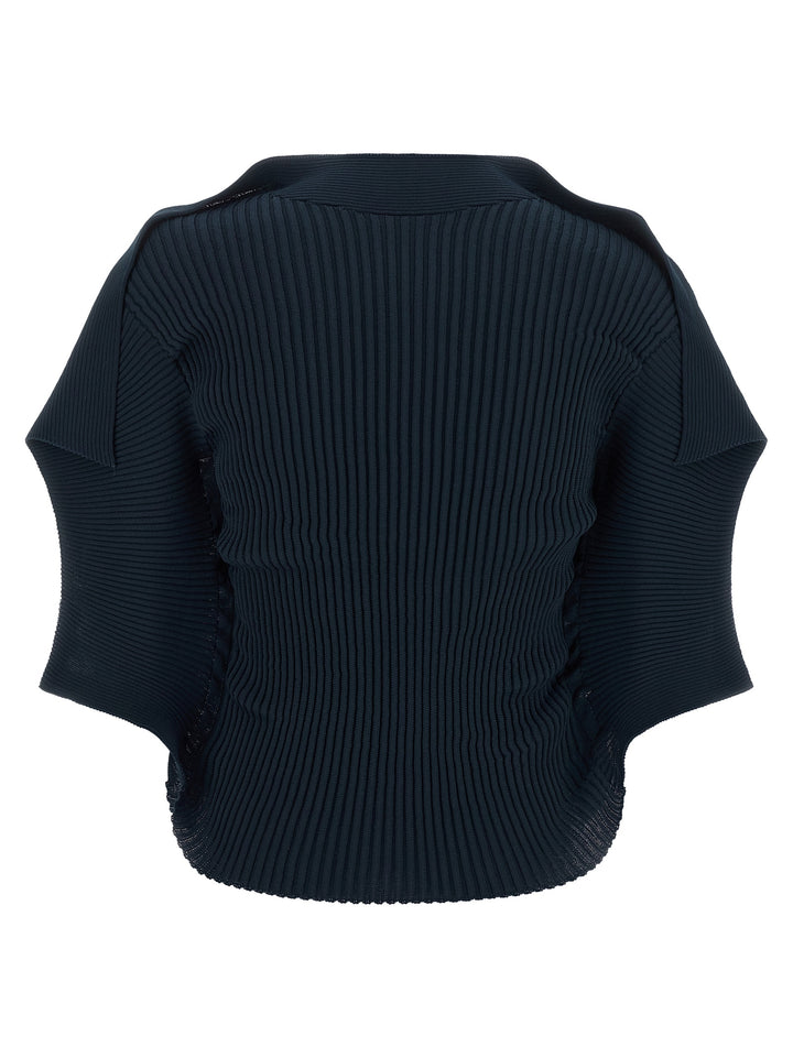 Issey Miyake Blue Polyester Pattern Shirt