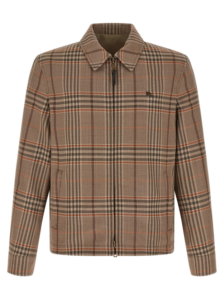 Burberry Beige Wool Full-Length Jacket