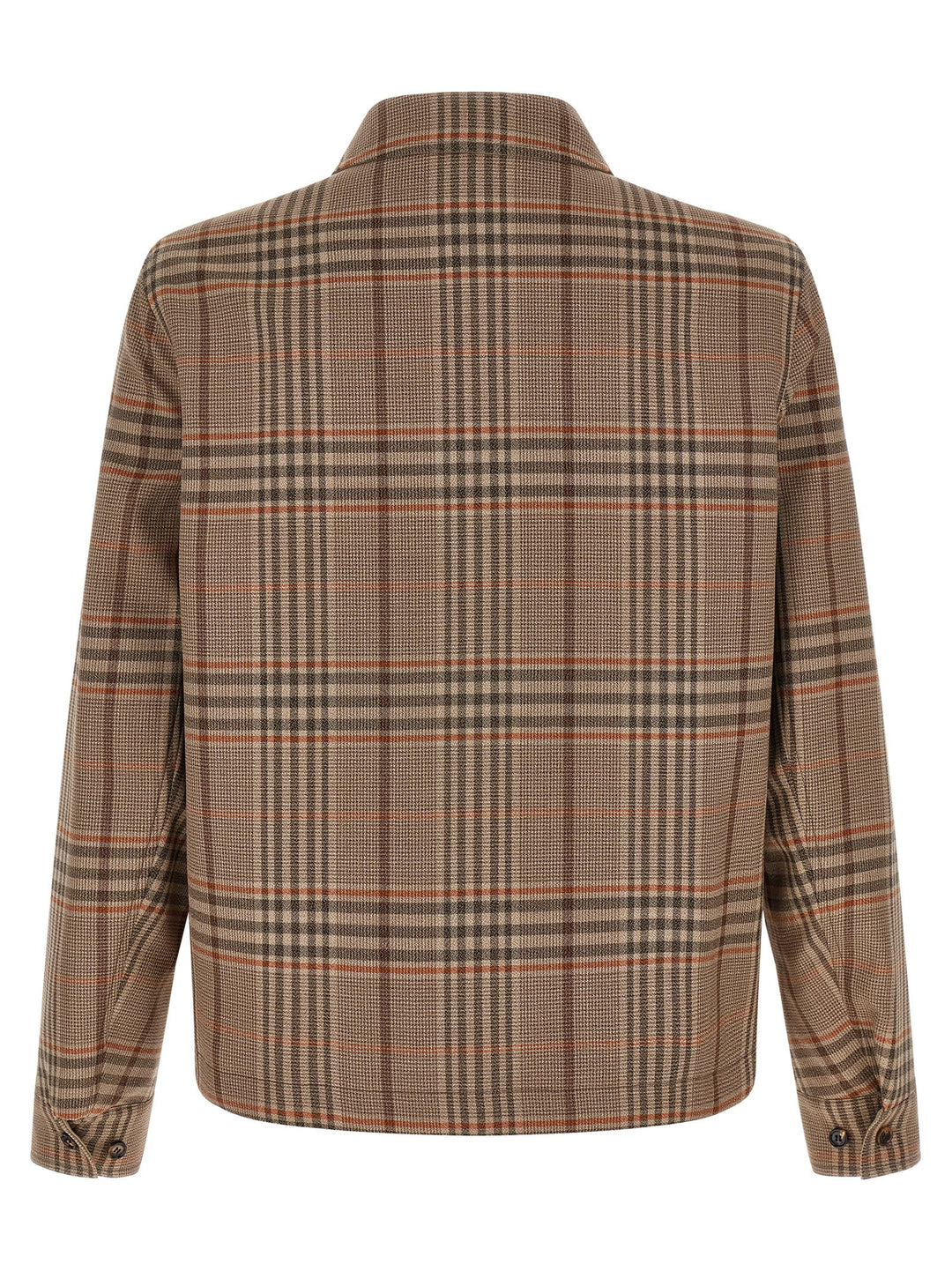 Burberry Beige Wool Full-Length Jacket