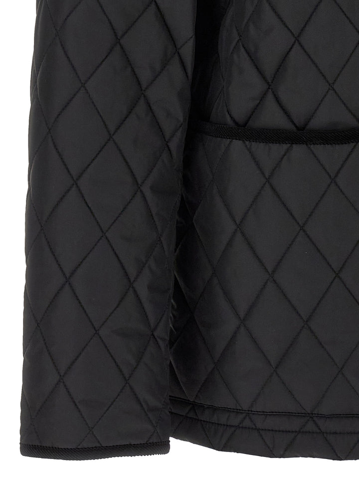 Burberry Black Polyamide Full-Length Jacket