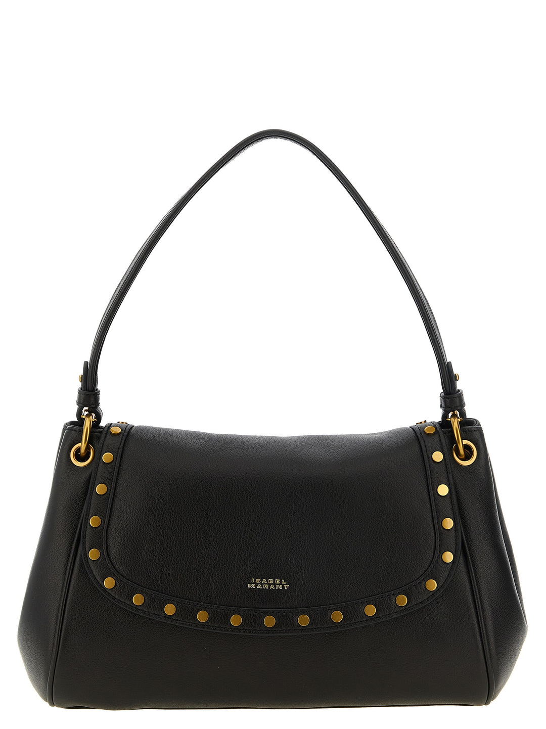 Isabel Marant Black Lamb Leather Shoulder Bag
