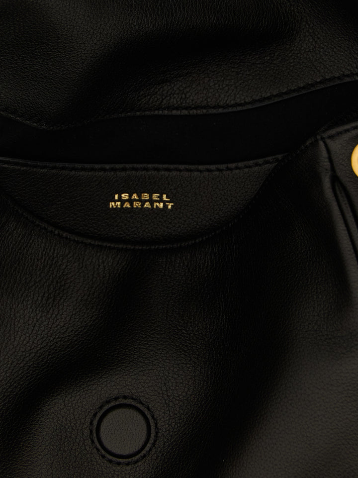 Isabel Marant Black Lamb Leather Shoulder Bag