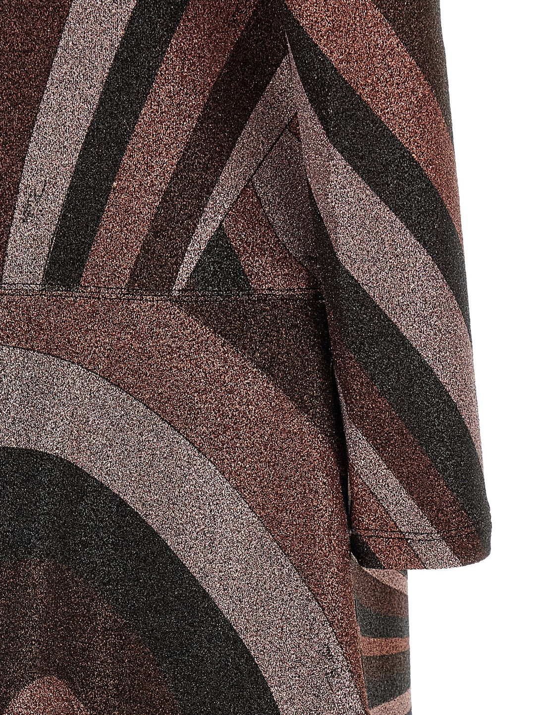 Emilio Pucci Bordeaux Polyamide Midi Dress
