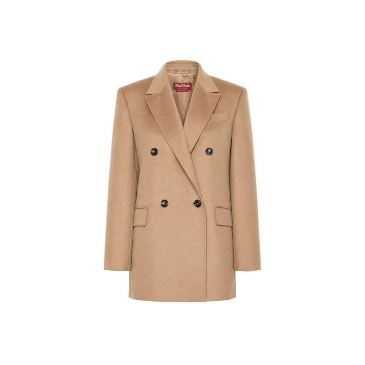 Max Mara Brown Virgin Wool Coat