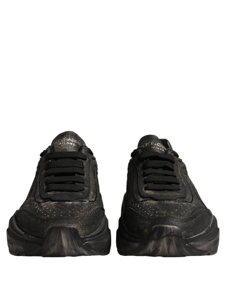 Dolce & Gabbana Black Daymaster Low Top Sneakers Shoes