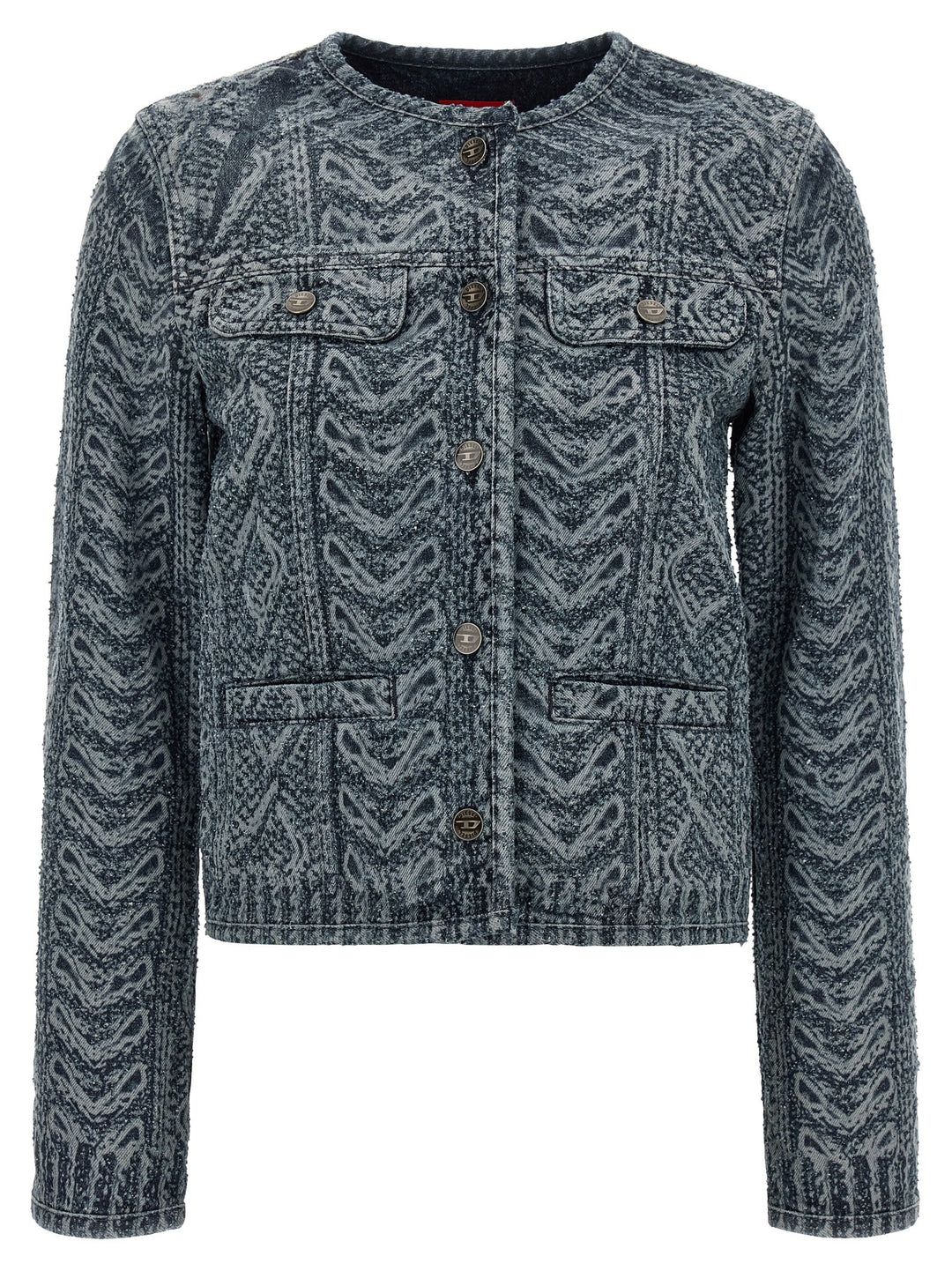 Diesel Blue Cotton Denim Jacket
