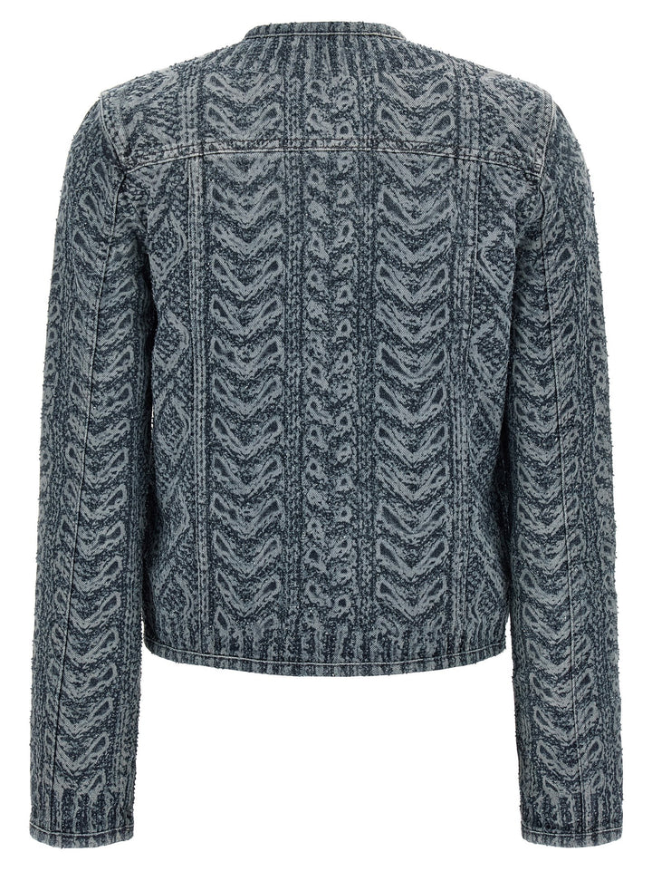 Diesel Blue Cotton Denim Jacket