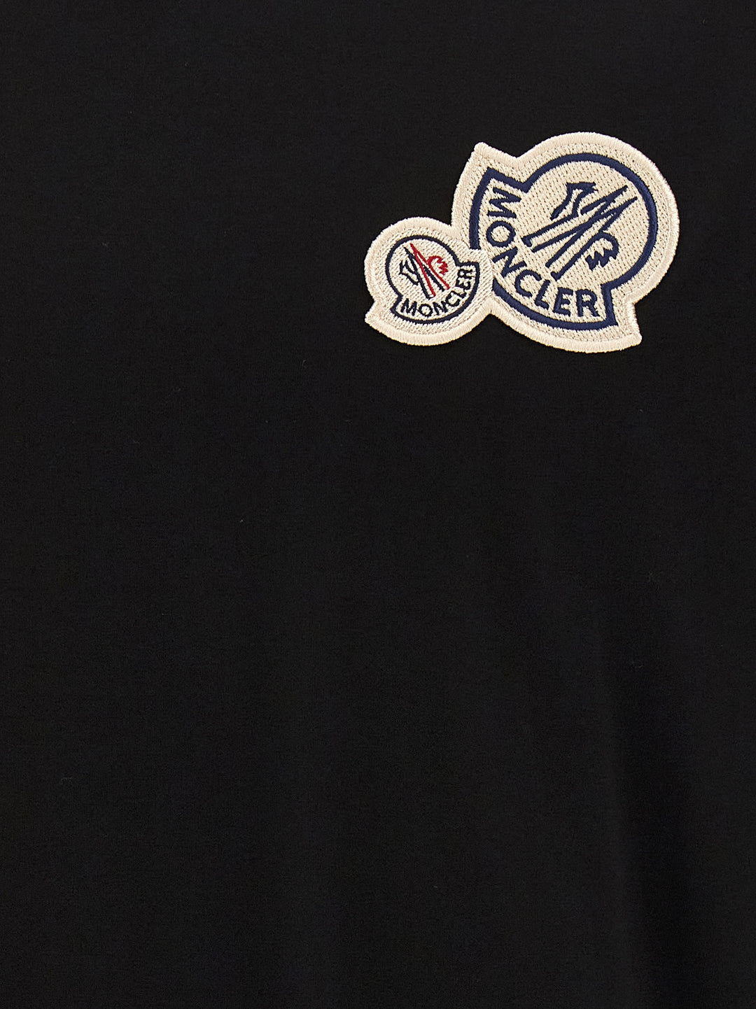 Moncler Black Cotton T-Shirt