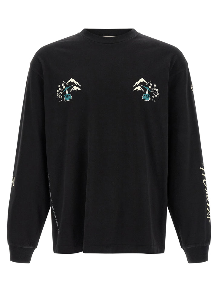 MONCLER GENIUS Black Cotton T-Shirt