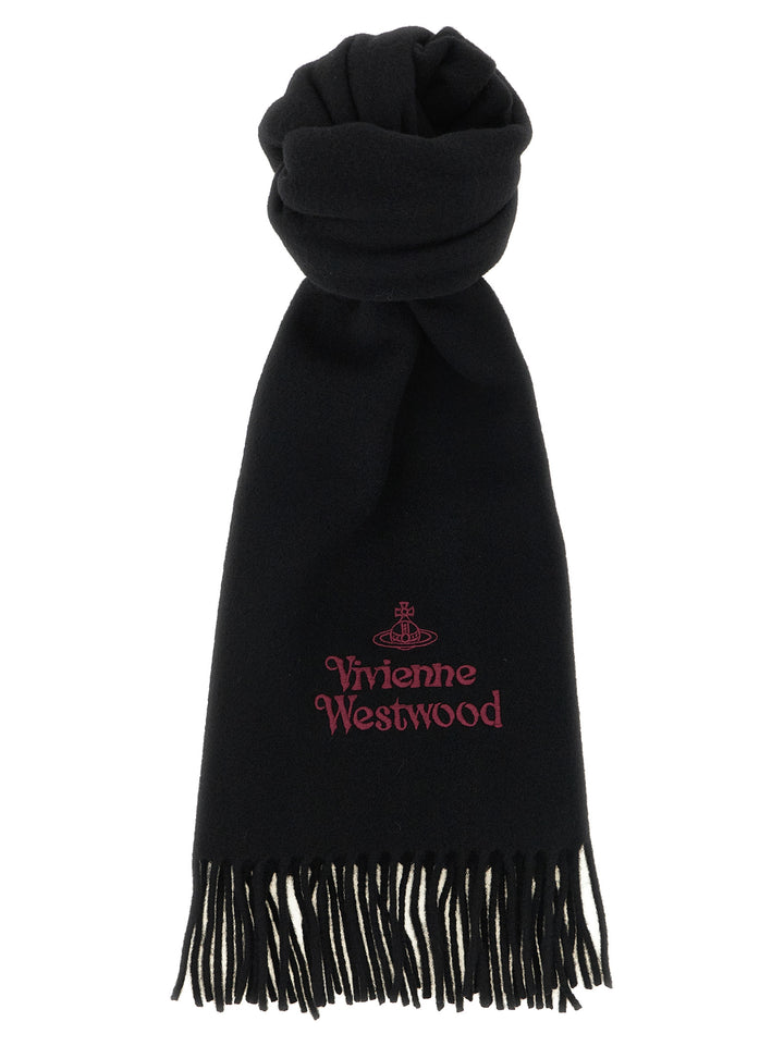 Vivienne Westwood Black Wool Foulard
