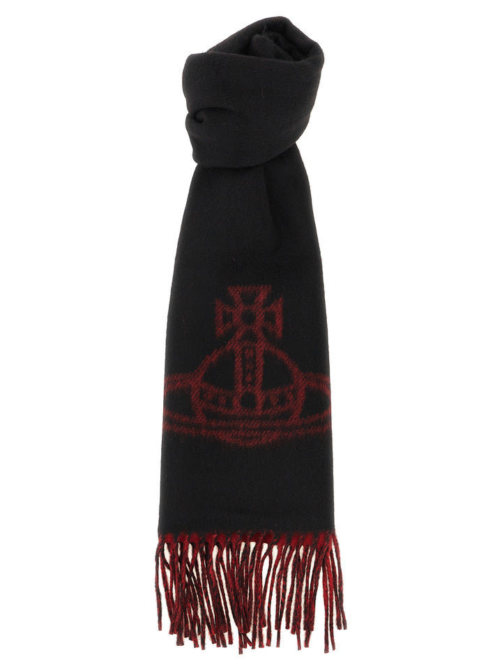 Vivienne Westwood Black Wool Foulard