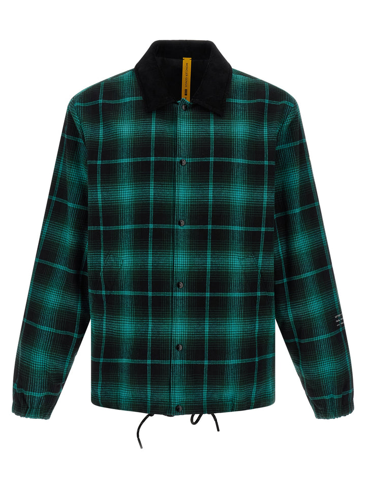 MONCLER GENIUS Bicolor Cotton Full-Length Jacket