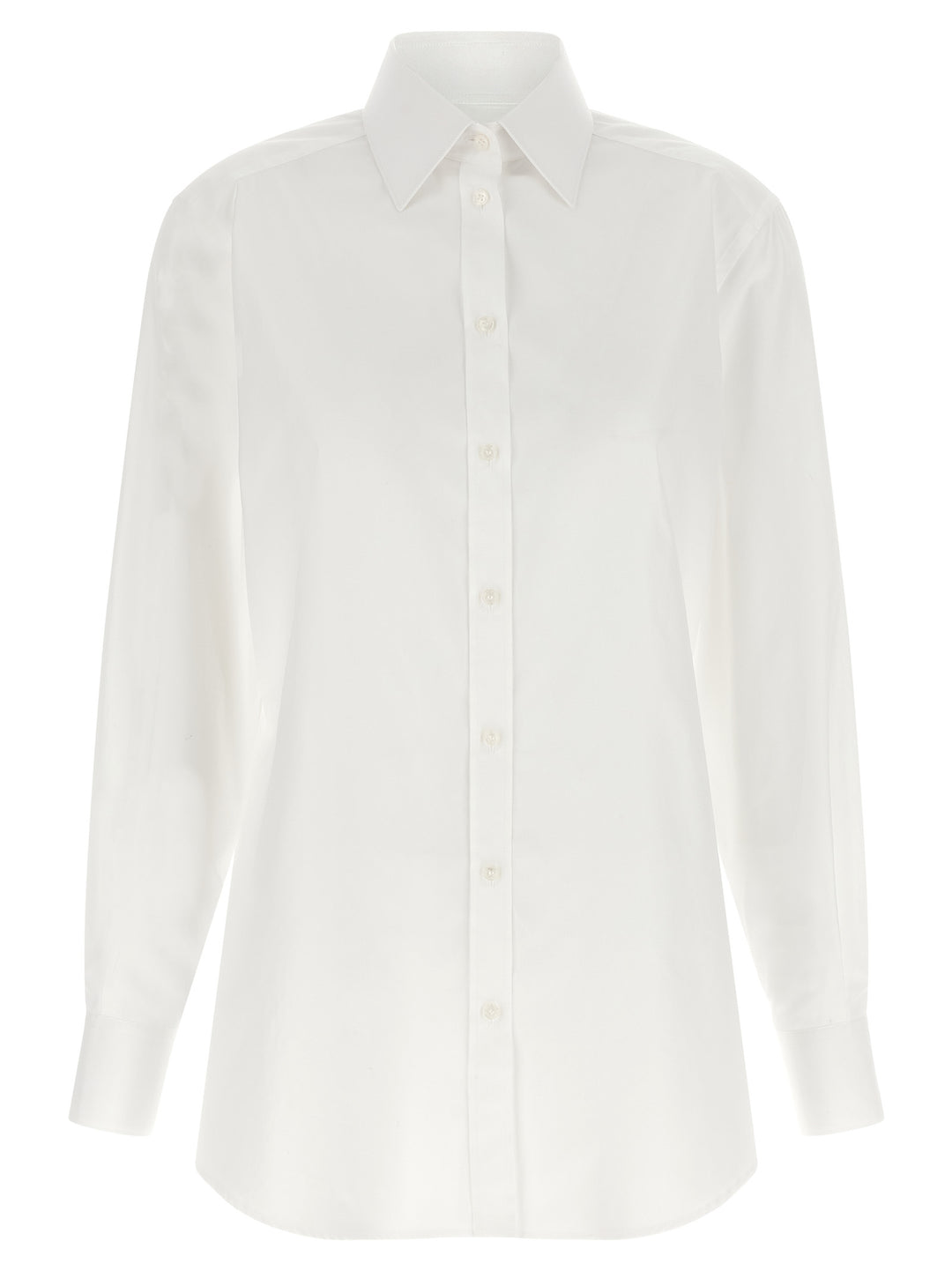 Dolce & Gabbana White Cotton Blouse