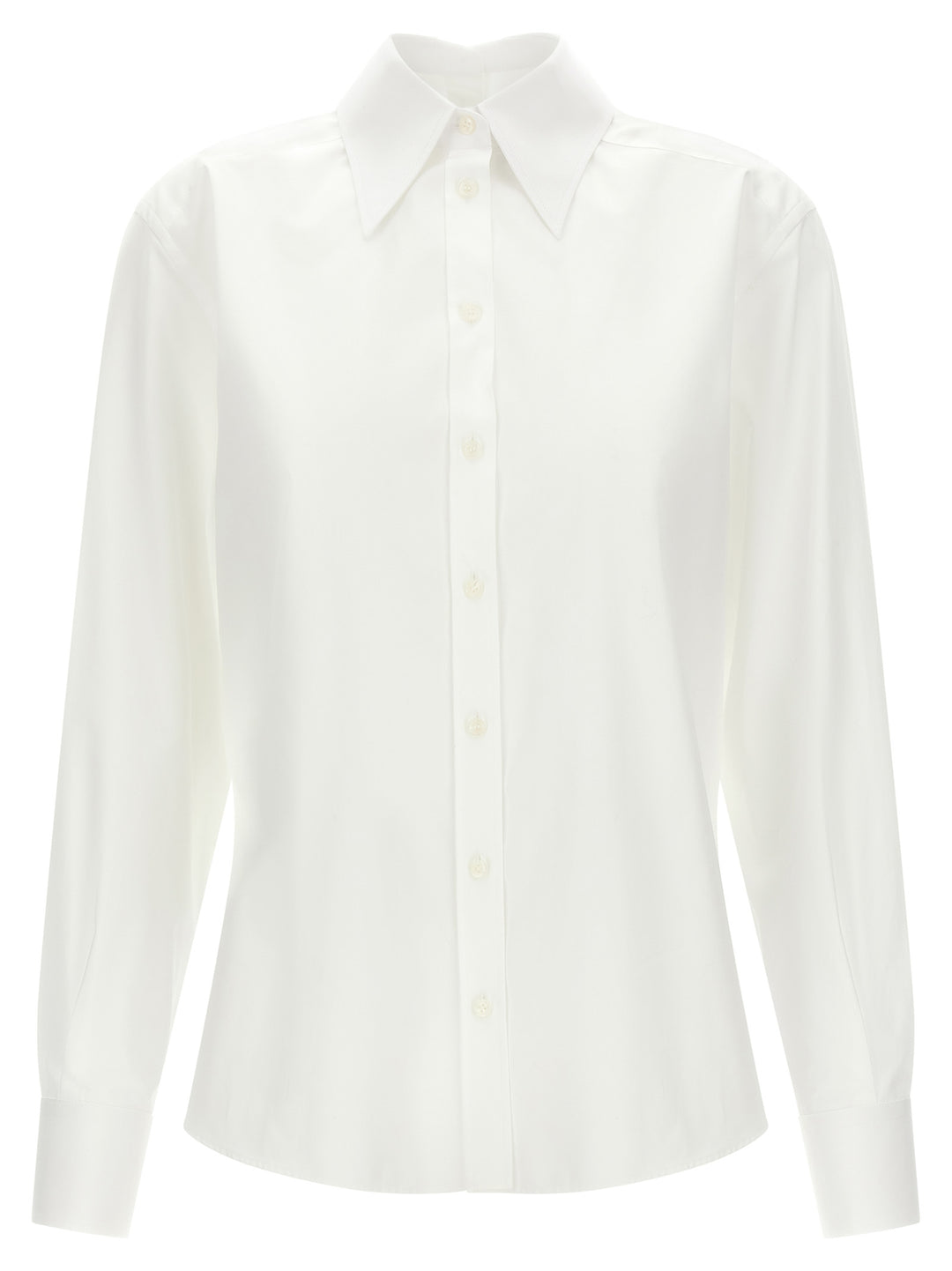 Dolce & Gabbana White Cotton Blouse